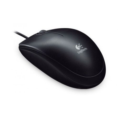 Logitech B100 vezetékes, fekete, OEM, egér