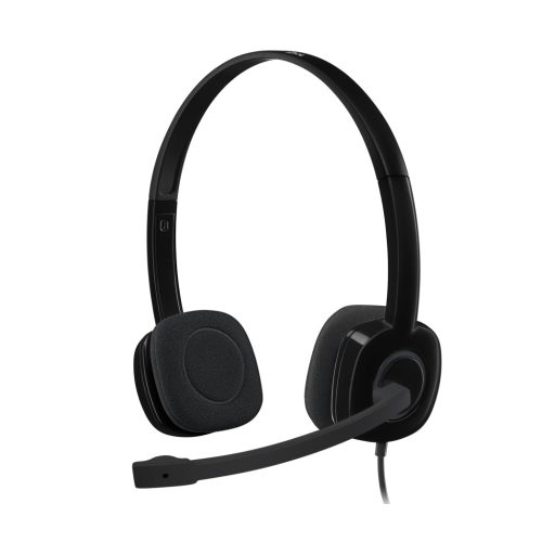 Logitech H151 Stereo headset,analóg, fejhallgató