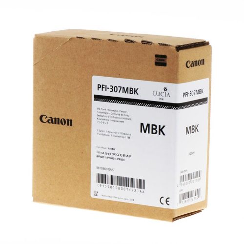 Canon PFI-307 Cartridge Matt Black 330ml