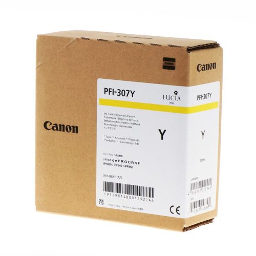 Canon PFI-307 Cartridge Yellow 330ml