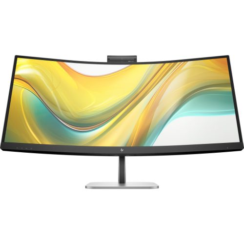 HP S5 Pro 534pm 34", Anti-Glare, IPS, Black&Silver, 21:9, 3440x1440@120Hz, 5ms, 178°/178°, 400nits,  4000:1, 110PPI, 2xUSB-C, 3xUSB-A, 1xUSB-B, 1xRJ-45, 1xHDMI, 1xDP HDCPSupport, Camera,hangszóró,Vesa