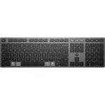 HP 725 többeszközös tölthető vezeték nélküli billentyűzet 9T5B2AA;2,4 GHz-es vezeték nélküli kapcsolat; BluetoothR; Tápellátás szuperkondenzátorral; Üzemidő: akár 2 hónap; Több eszközzel használható;