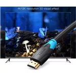 Vention HDMI 2.0  (fekete), 0,75m, kábel