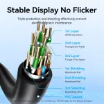 Vention HDMI 1.4, (fekete), 12m, kábel