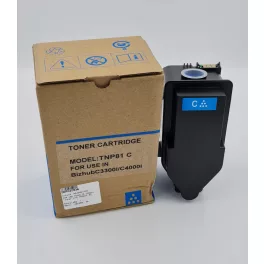   Utángyártott MINOLTA C3300i TNP81M toner Magenta 9000 oldal kapacitás  RZ