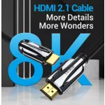 Vention HDMI 2.1, 1,5m , kábel