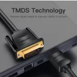 Vention HDMI -> DVI, (fekete), 3m, kábel