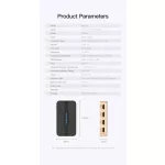 Vention HDMI (5be-1ki, fekete&arany), switcher