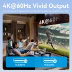 Vention USB-C/USB-A -> HDMI*2 (dual) MST, dokkoló