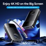 Vention HDMI (4K@30Hz Wifi transzmitter és receiver, 50m), adapter