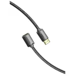 Vention HDMI/M -> HDMI/F (4K, HD, PVC, fekete), 5m, kábel