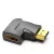 Vention HDMI/M (90fokos) -> HDMI/F (4K,síklapos, fekete), adapter