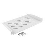 Lanberg AK-1008-S 19 1U MÉLY:315mm MAX:20kg terhelhetőségű 2 ponton rögzíthető fix szürke tálca