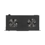 Lanberg AK-1502-B 19 1U 2x ventilátor + termosztát egység LCD kijelzővel