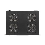 Lanberg AK-1503-B 19 1U 4x ventilátor + termosztát ventilátor egység LCD kijelzővel
