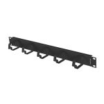 Lanberg AK-1701-B 19 1U fekete fém gyűrűs fém kábelrendező