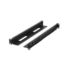   Lanberg AK-1901-B 1U 397x680mm állítható fekete rack sín készlet