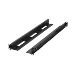Lanberg AK-1902-B 1U 650x1090mm állítható fekete rack sín készlet