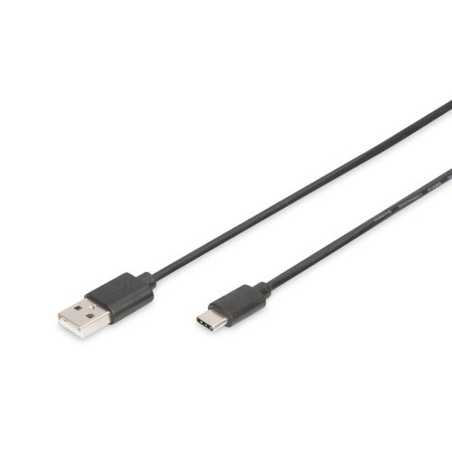 DIGITUS AK-300154-018-S High Speed USB type A 2.0 - USB type-C kábel 1,8m