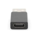 DIGITUS AK-300524-000-S SuperSpeed USB-A 3.0 - USB Type-C adapter