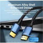 Vention HDMI/M -> HDMI/M (8K, alu, kék), 2m, kábel