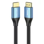 Vention HDMI/M -> HDMI/M (4K, HD, Alu, kék), 1m, kábel