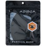 Szájmaszk 35x12,8cm (fekete) mosható1 karton / 48db