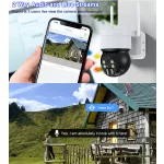 Ankway-Choetech PTZ, napelemes, CSAK 4G, kamera