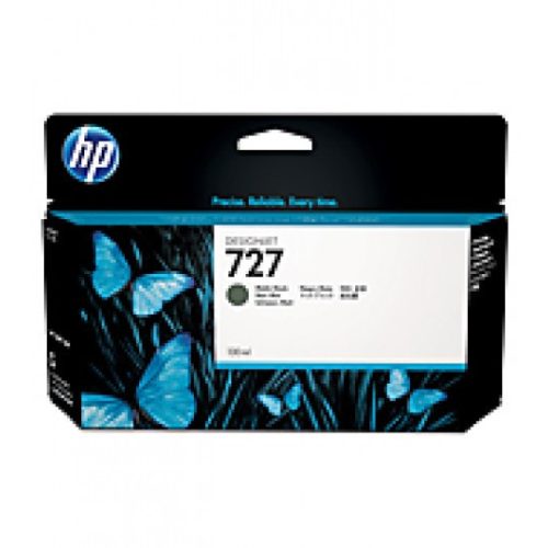 HP B3P22A Patron Matt Bk 130ml No.727 (Eredeti)