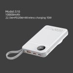 Choetech B695 10000mAh (Mobil,Watch,fehér-szürke), PowerBank