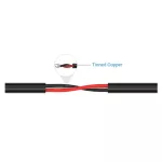 Vention 6.5mm jack/M -> 3.5mm jack/M, (audio,fekete), 5m, kábel