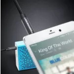 Vention 3.5mm jack/M -> 3.5mm jack/M,  (audio,fekete), 2m, kábel