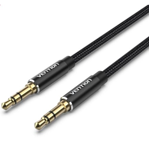 Vention 3.5mm jack/M ->  3.5mm jack/M,  (audio,szövet), 1,5m, kábel