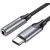 Vention USB-C/M -> 3.5mm/F , (fülhallgató, alu,szürke), 1m, kábel