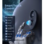 Choetech BH-T22  GlitzDonut TWS (Világító,nyakkábeles,kék), Fülhallgató