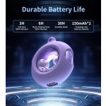 Choetech BH-T22  GlitzDonut TWS (Világító,nyakkábeles,lila), Fülhallgató