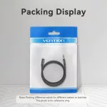 Vention 3.5mm jack/M -> 3.5mm/F, 2m, (hosszabbító,audio,fekete), kábel