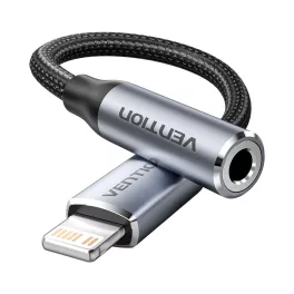 Vention 3.5mm jack/F -> Lightning, 0,1m, kábel