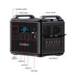 Choetech 2000W, bidirectional, PowerStation