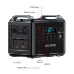 Choetech 2000W, bidirectional, PowerStation