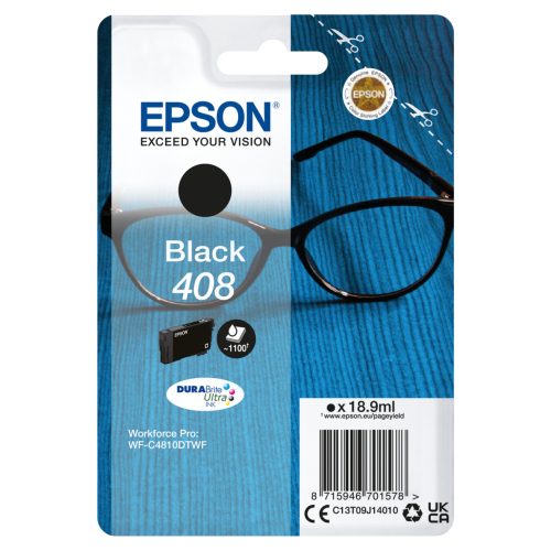 Epson T09J1 Tintapatron Black 18,9ml No.408