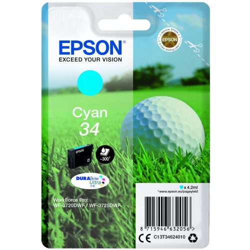 Epson T3462 Tintapatron Cyan 4,2ml No.34