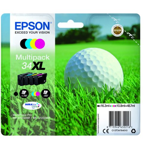 Epson T3476 Tintapatron Multipack 48,7ml No.34XL