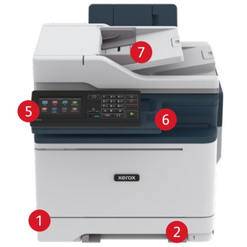 Xerox C315 színes MFP/ kifutó modell az Utód: C325V_DNI