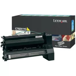   Lexmark C782/X782e Extra High Return Toner Yellow 15K (Eredeti) C782X1YG