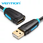 Vention USB-A 2.0/M -> USB-A 2.0/F 1,5m (hossz, PVC), kábel