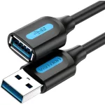 Vention USB-A 3.0/M -> USB-A 3.0/F,  (hosszabbító,PVC), 0,5m, kábel