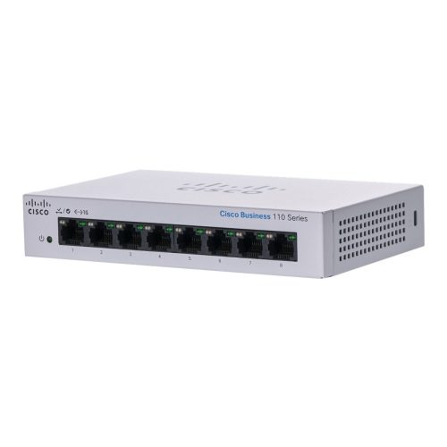 Cisco CBS110-8T-D-EU 8xGbE LAN port nem menedzselhető asztali switch