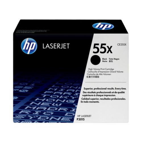 HP CE255X Toner Black 12.500 oldal kapacitás No.55X