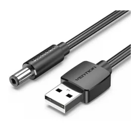 KÁBEL USB-A -> DC 5.5mm, 1,5m, (fekete), Vention